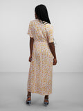 Yasmicca Ss Long Wrap Dress- koop Jurken van Y.A.S bij Tweemeisjes