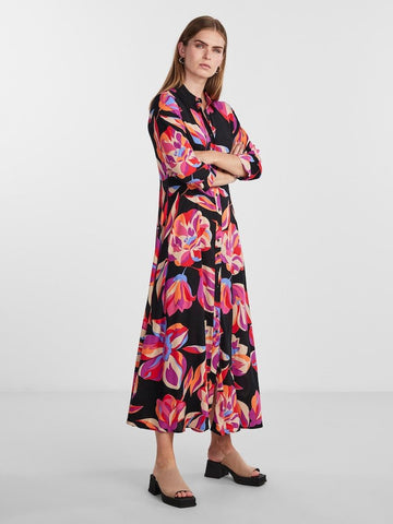 Yassavanna Long Shirt Dress Noos - AW23- koop Jurken van Y.A.S bij Tweemeisjes