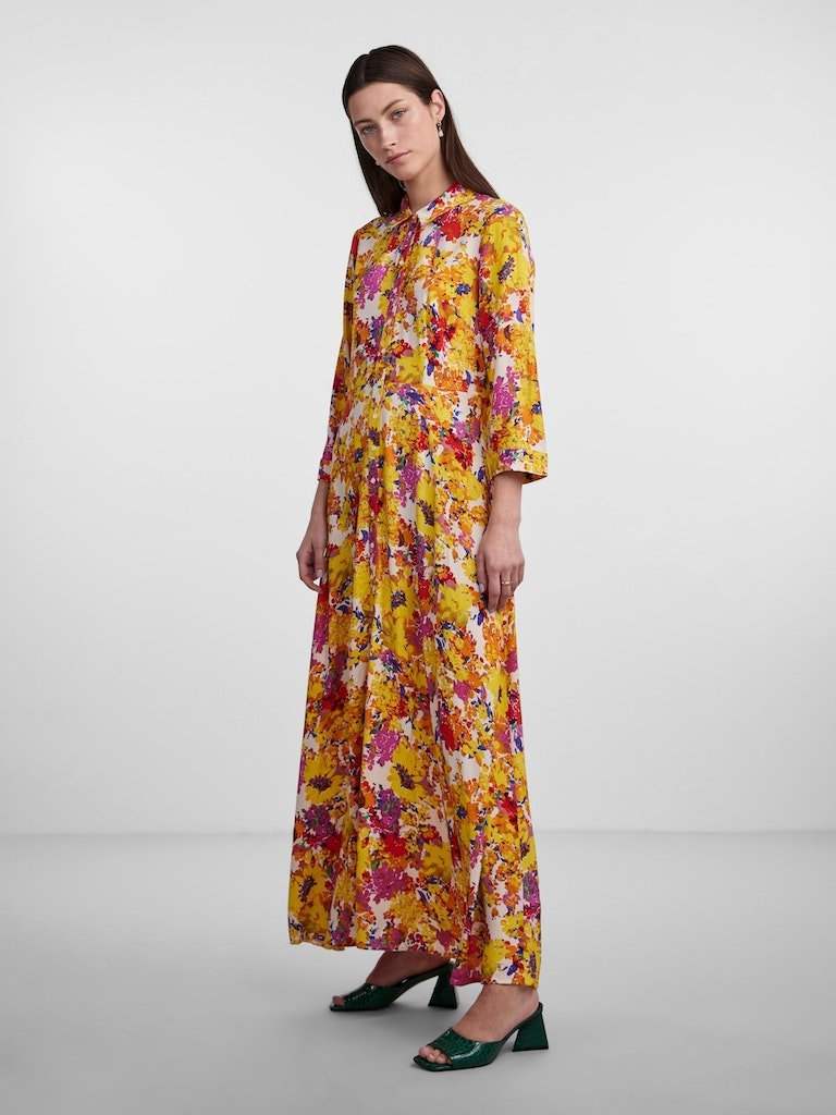 Yassavanna Long Shirt Dress Noos - koop Jurken van Y.A.S bij Meisjes Brugge
