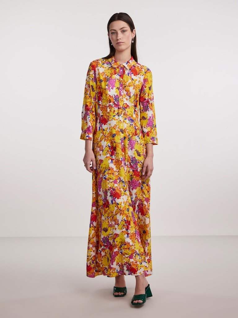 Yassavanna Long Shirt Dress Noos - koop Jurken van Y.A.S bij Meisjes Brugge