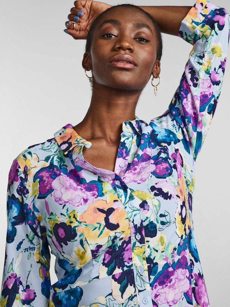 Yassavanna Long Shirt Dress Noos - koop Jurken van Y.A.S bij Meisjes Brugge