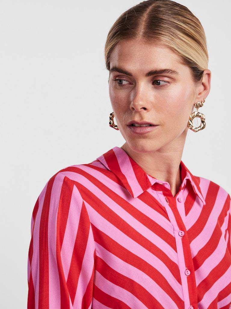 Yassavanna Long Shirt Dress Noos - koop Jurken van Y.A.S bij Meisjes Brugge