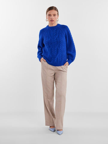 Yassulla Ls Knit Pullover- koop Pulls van Y.A.S bij Tweemeisjes