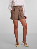 Stone Gray Shorts - Yasviggi Hw Shorts Noos van Y.A.S