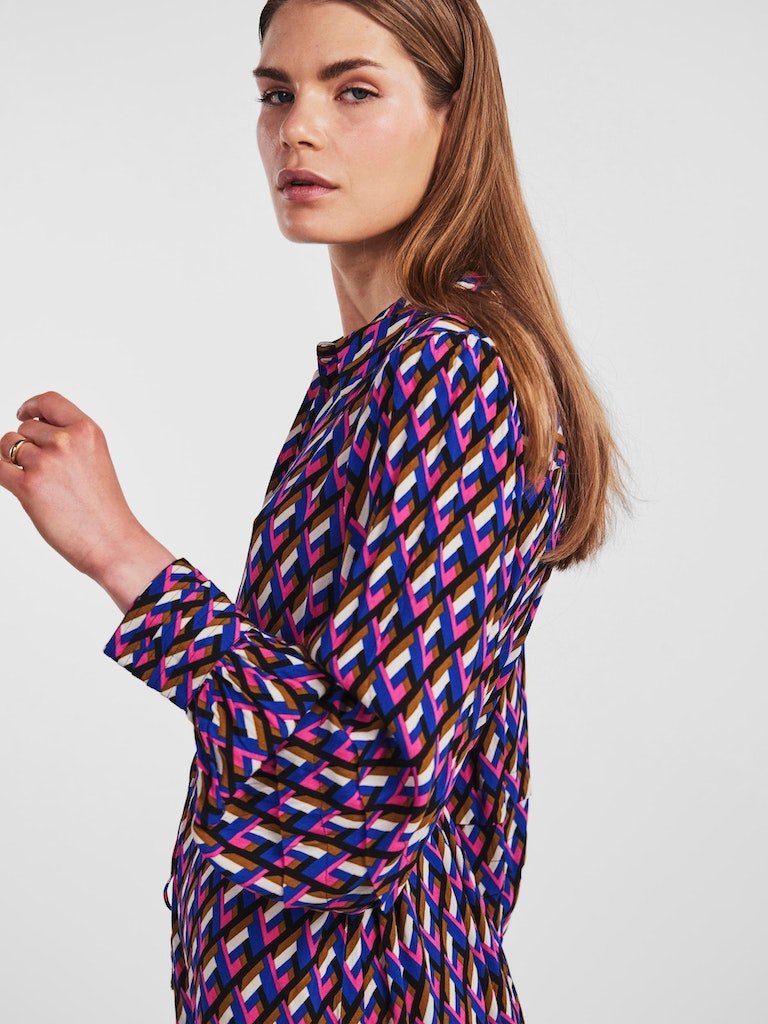 Yaszagga Ls Midi Shirt Dress- koop Jurken van Y.A.S bij Tweemeisjes